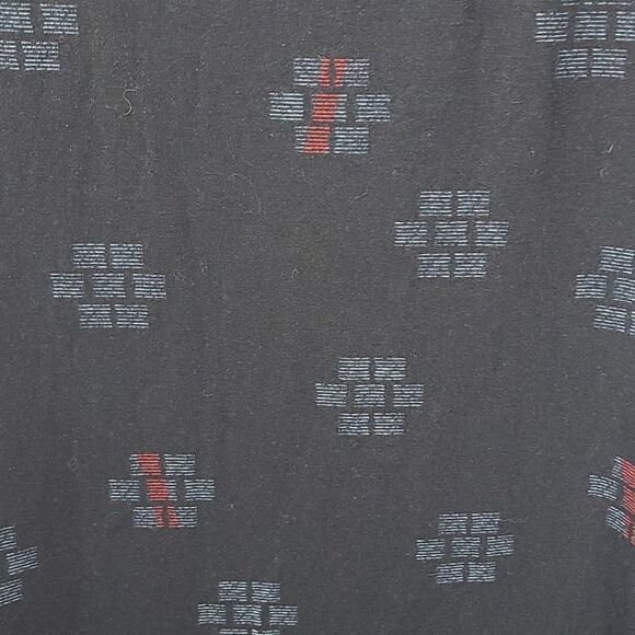 LuLaRoe Julia XS 2/4 Black Abstract Pokeball Knee Length Stretch T-Shirt Dress - Picture 4 of 11